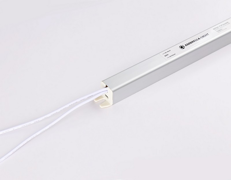 Блок питания ультратонкий для светодиодной ленты 24V 100W 4.2A IP20 185-260V 312*18*18 GS8627 Ambrella Light GS8627