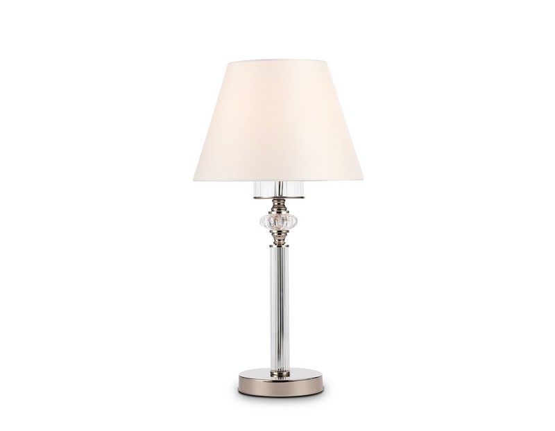 Настольная лампа с абажуром и хрусталем Ambrella Light LH71007