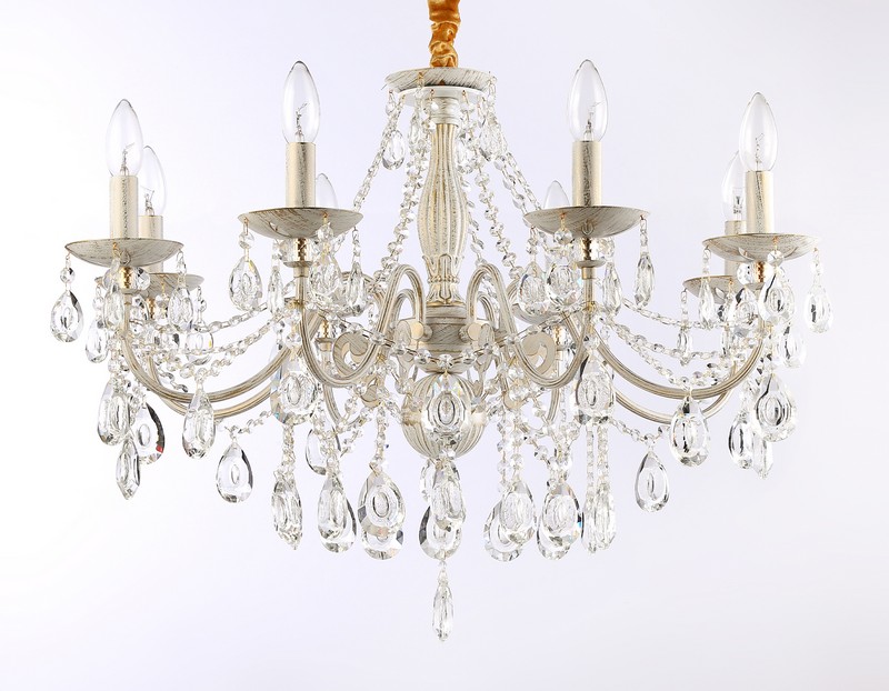 Классическая подвесная люстра с хрусталем Ambrella Light TR4945 Классическая подвесная люстра с хрусталем Ambrella Light TR4945