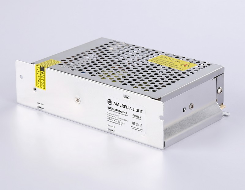 Блок питания для светодиодной ленты 24V 100W 4.2A IP20 90-260V 110*78*37 GS9604 Ambrella Light GS9604 Блок питания для светодиодной ленты 24V 100W 4.2A IP20 90-260V 110*78*37 GS9604 Ambrella Light GS9604