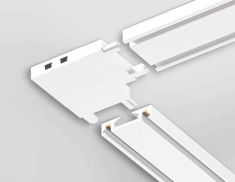 Коннектор угловой для накладного шинопровода Magnetic Ultra Slim Ambrella Light GV1113 Коннектор угловой для накладного шинопровода Magnetic Ultra Slim Ambrella Light GV1113