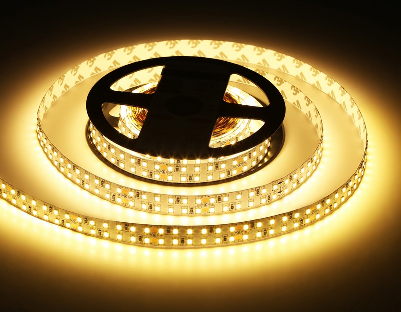 Светодиодная лента двухрядная Ambrella Light GS3701 2835 240Led /24W m/ 24V IP20 3000K 5m Ambrella Light GS3701 Светодиодная лента двухрядная Ambrella Light GS3701 2835 240Led /24W m/ 24V IP20 3000K 5m Ambrella Light GS3701