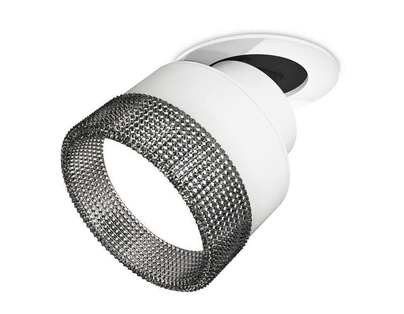 Комплект встраиваемого поворотного светильника с композитным хрусталем Ambrella Light XM8101541