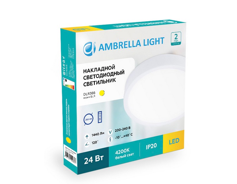 Накладной светодиодный светильник Ambrella Light DLR364