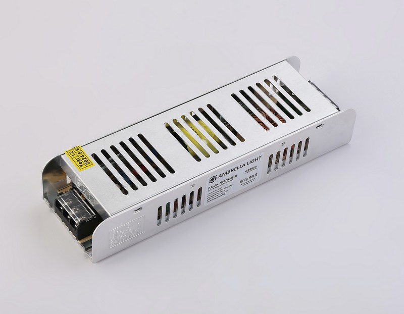 Блок питания с EMC для светодиодной ленты 12V 200W 16,7A IP20 185-260V 223*67*40 GS8654 Ambrella Light GS8654 Блок питания с EMC для светодиодной ленты 12V 200W 16,7A IP20 185-260V 223*67*40 GS8654 Ambrella Light GS8654