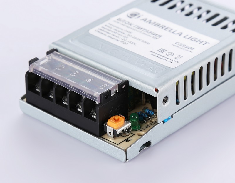 Блок питания для светодиодной ленты 12V 24W 2A IP20 90-260V 79*48*22 GS9501 Ambrella Light GS9501 Блок питания для светодиодной ленты 12V 24W 2A IP20 90-260V 79*48*22 GS9501 Ambrella Light GS9501