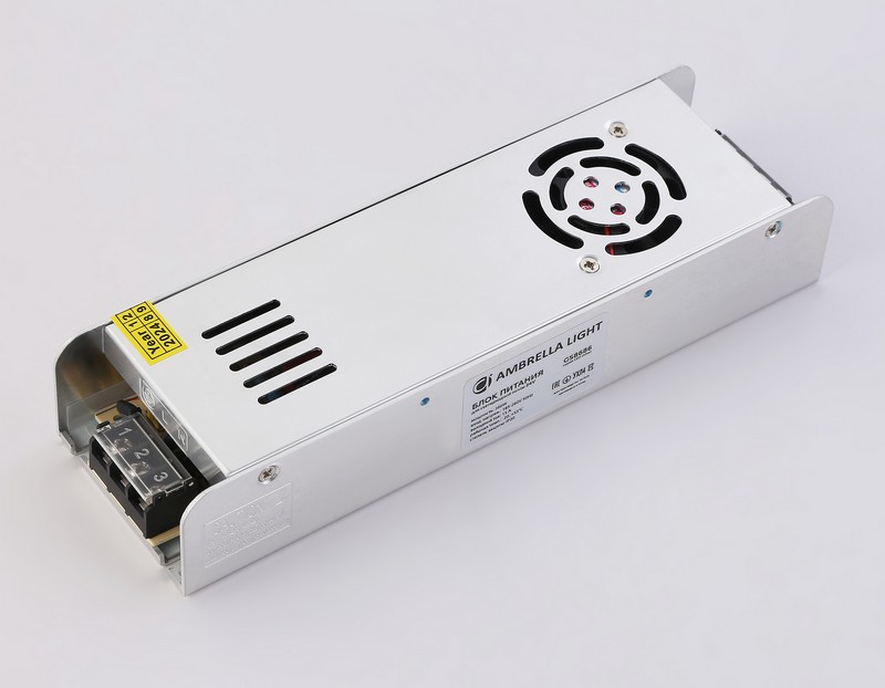 Блок питания с EMC для светодиодной ленты 24V 360W 15A IP20 185-260V 223*67*40 GS8686 Ambrella Light GS8686 Блок питания с EMC для светодиодной ленты 24V 360W 15A IP20 185-260V 223*67*40 GS8686 Ambrella Light GS8686