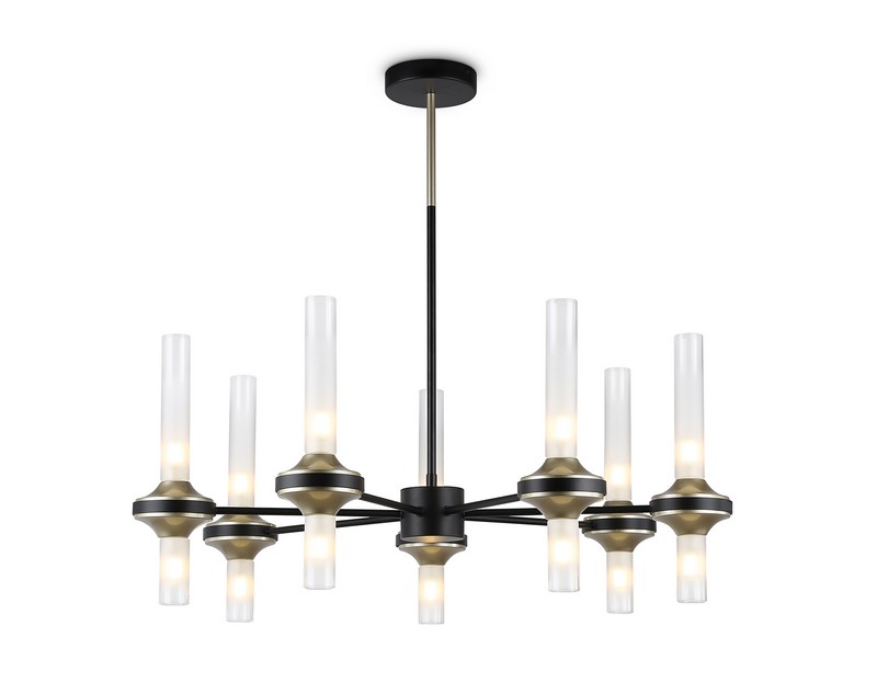 Люстра со стеклянными плафонами на штанге Ambrella Light LH55353