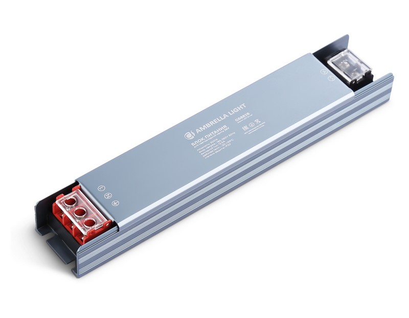 Блок питания для светодиодной ленты 24V 300W 12.5A IP20 185-260V 195*35*22 GS8828 Ambrella Light GS8828
