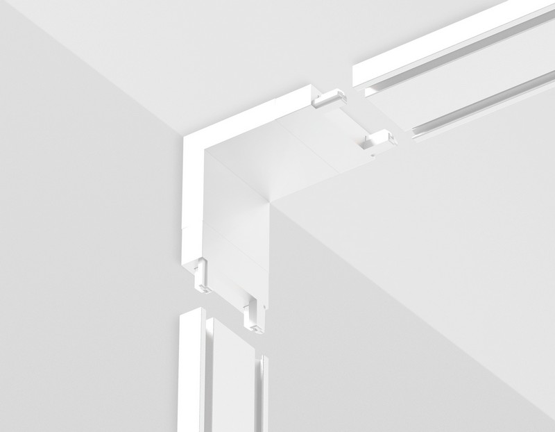 Коннектор угловой внутренний для накладного шинопровода Magnetic Ultra Slim Ambrella Light GV1103 Коннектор угловой внутренний для накладного шинопровода Magnetic Ultra Slim Ambrella Light GV1103