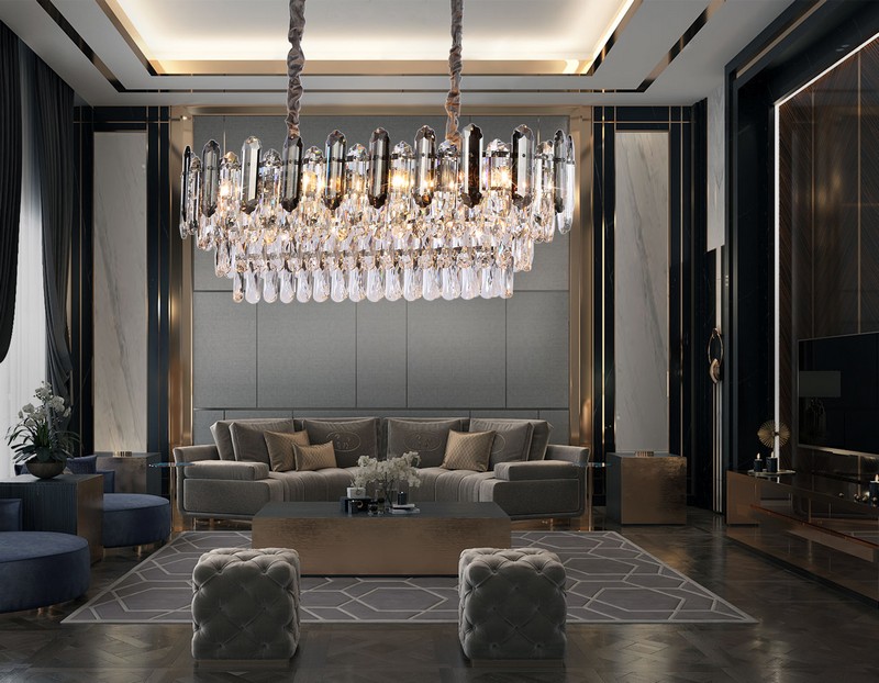 Подвесная люстра с хрусталем Ambrella Light TR5199 Подвесная люстра с хрусталем Ambrella Light TR5199