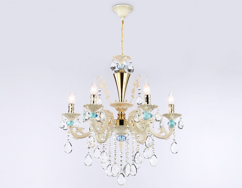 Подвесная люстра с хрусталем Ambrella Light TR4923 Подвесная люстра с хрусталем Ambrella Light TR4923