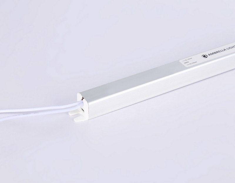 Блок питания ультратонкий для светодиодной ленты 12V 72W 6A IP20 185-260V 372*18*18 GS8606 Ambrella Light GS8606 Блок питания ультратонкий для светодиодной ленты 12V 72W 6A IP20 185-260V 372*18*18 GS8606 Ambrella Light GS8606
