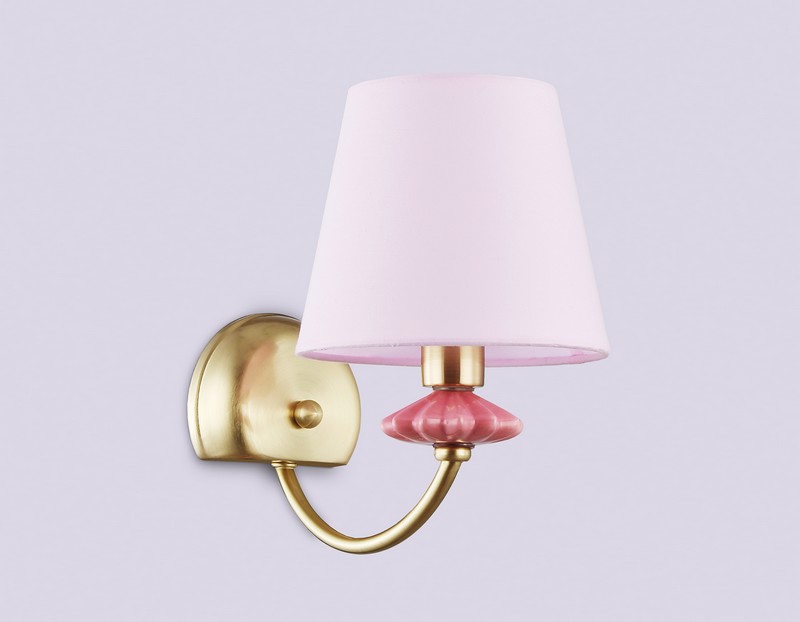 Настенный светильник с абажуром и декором из керамики Ambrella Light LH75027