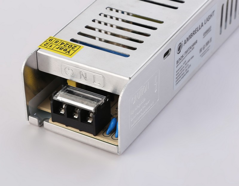 Блок питания с EMC для светодиодной ленты 12V 150W 12,5A IP20 185-260V 200*58*40 GS8653 Ambrella Light GS8653 Блок питания с EMC для светодиодной ленты 12V 150W 12,5A IP20 185-260V 200*58*40 GS8653 Ambrella Light GS8653
