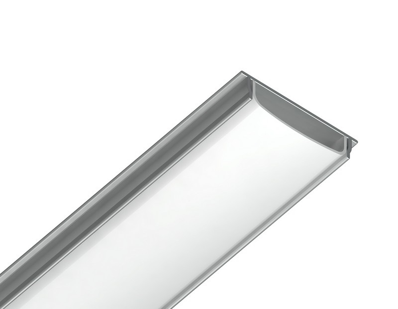 Алюминиевый профиль накладной гибкий 18*4 для светодиодной ленты до 15мм Ambrella Light GP1600AL
