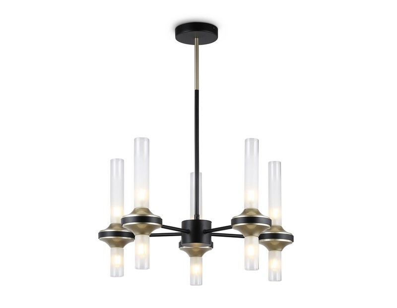 Люстра со стеклянными плафонами на штанге Ambrella Light LH55351