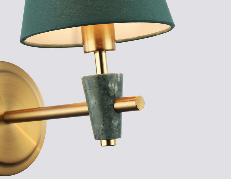 Настенный светильник с абажуром и мрамором Ambrella Light LH75055