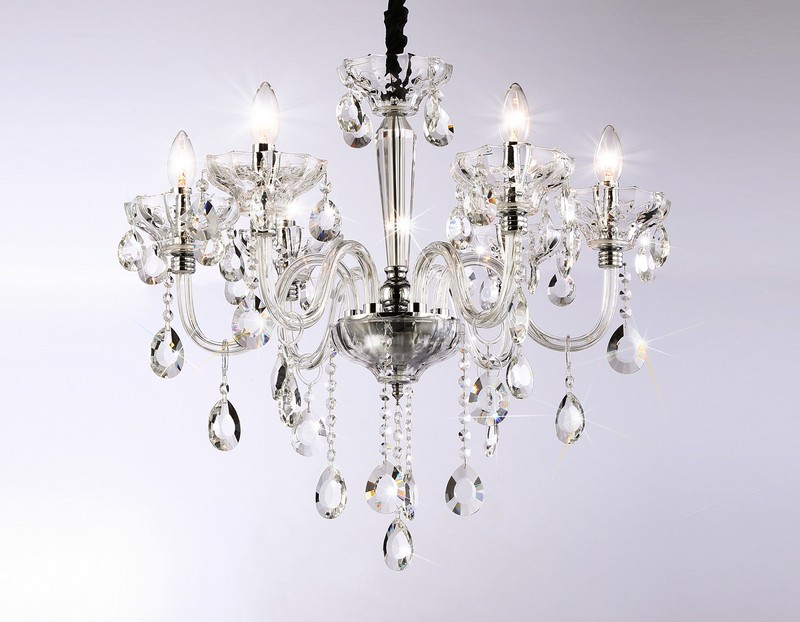 Подвесная классическая люстра с хрусталем Ambrella Light TR4900 Подвесная классическая люстра с хрусталем Ambrella Light TR4900