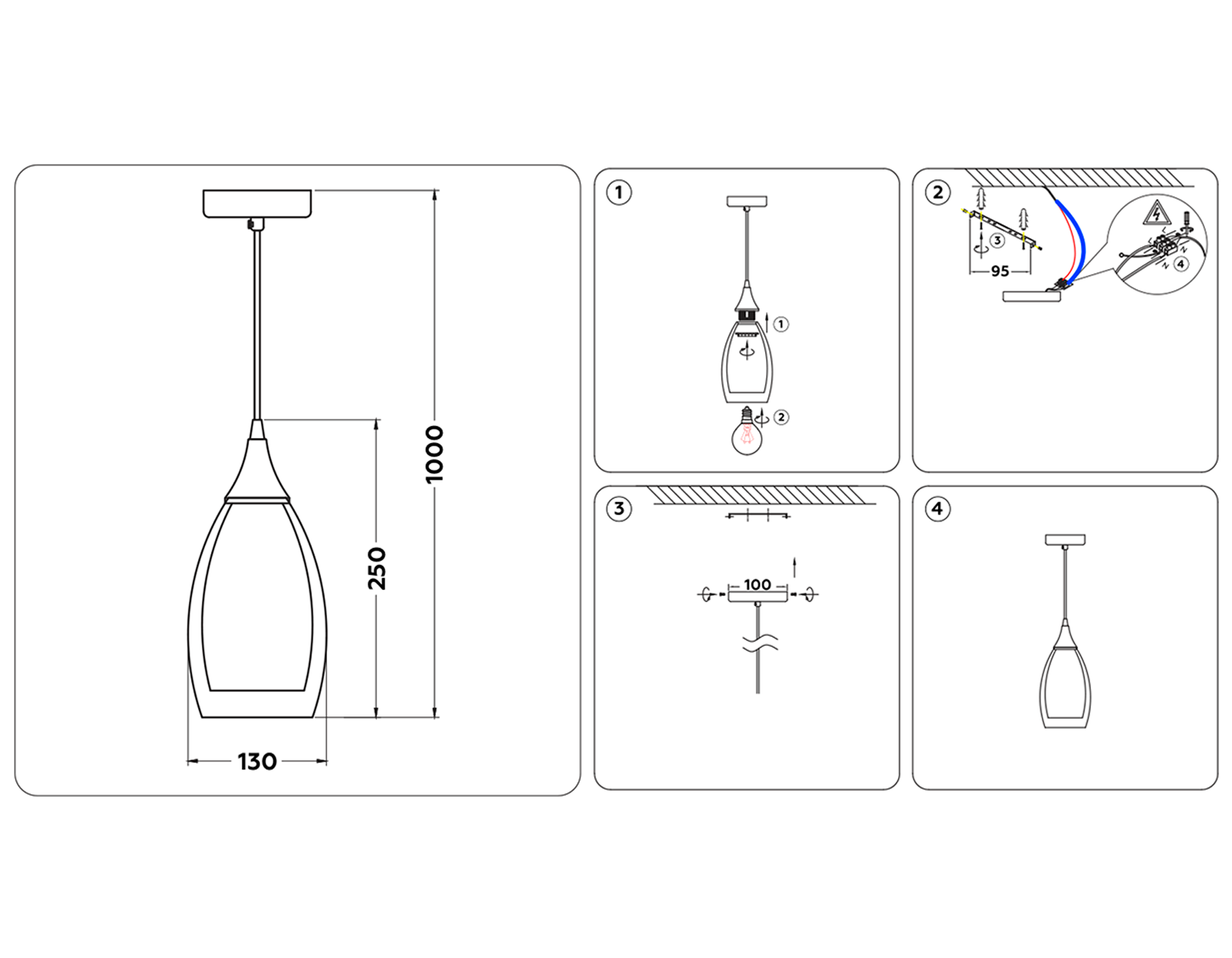 Подвесной светильник Ambrella Light TR3543 Подвесной светильник Ambrella Light TR3543