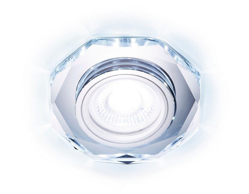 Встраиваемый точечный светильник MR16 со светодиодной подсветкой Ambrella Light S213 CL
