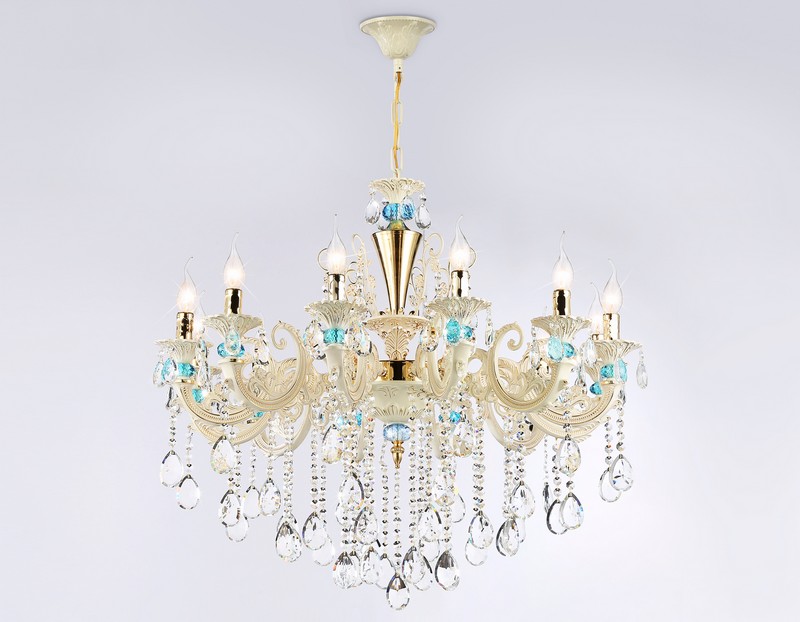 Подвесная люстра с хрусталем Ambrella Light TR4929 Подвесная люстра с хрусталем Ambrella Light TR4929