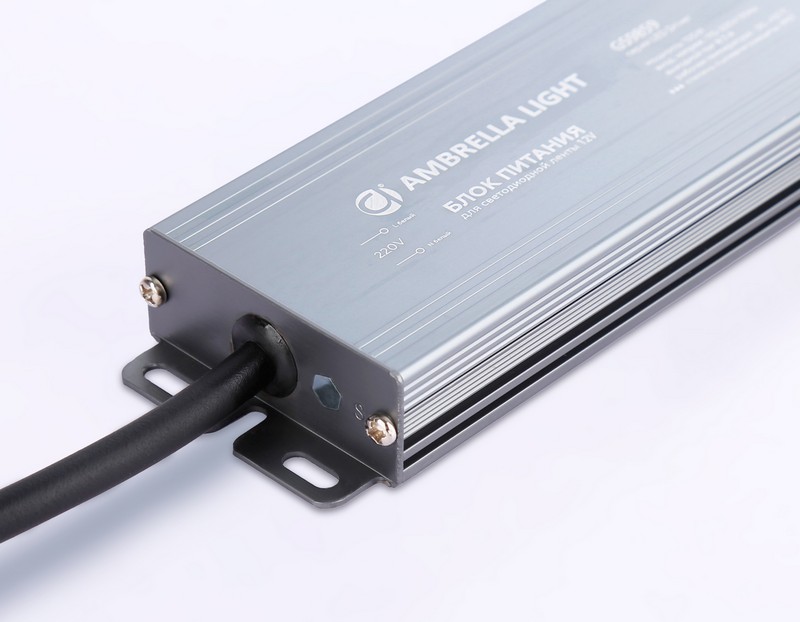Блок питания для светодиодной ленты 12V 100W 8.3A IP67 110-220V 190*52*20 GS9859 Ambrella Light GS9859 Блок питания для светодиодной ленты 12V 100W 8.3A IP67 110-220V 190*52*20 GS9859 Ambrella Light GS9859
