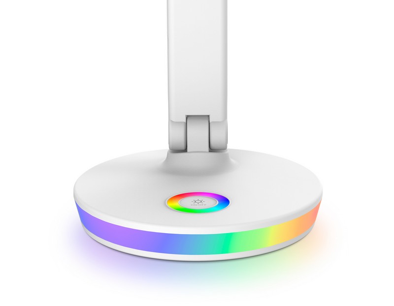 Светодиодная настольная лампа с RGB подсветкой, USB-проводом и регулировкой цвета Ambrella Light DE534 Светодиодная настольная лампа с RGB подсветкой, USB-проводом и регулировкой цвета Ambrella Light DE534