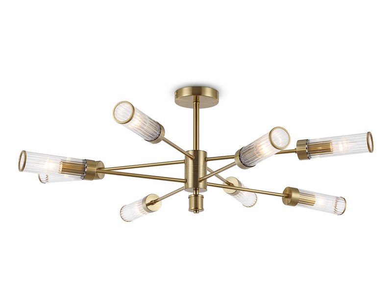 Люстра со стеклянными плафонами на штанге Ambrella Light LH55162