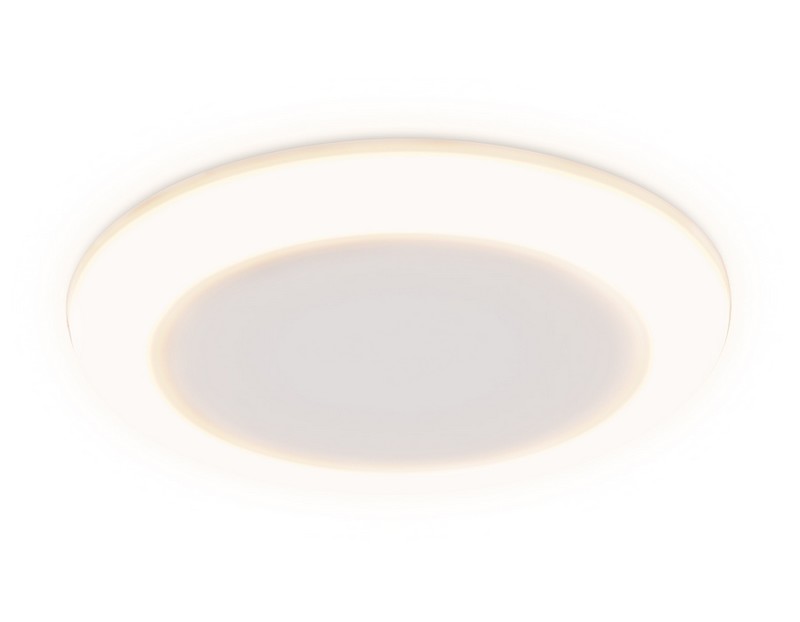 Встраиваемый cветодиодный светильник с регулируемым крепежом и подсветкой Ambrella Light DCR301 Встраиваемый cветодиодный светильник с регулируемым крепежом и подсветкой Ambrella Light DCR301