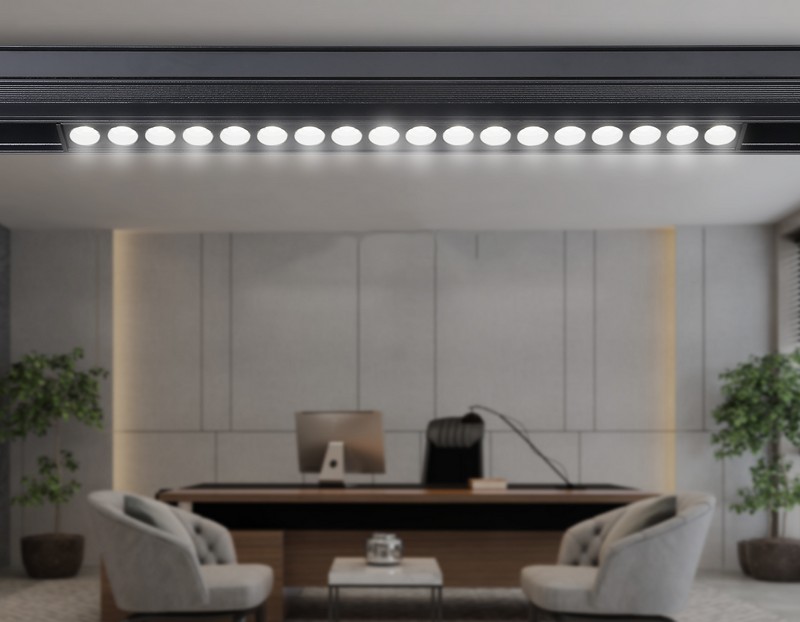 Светильник светодиодный трековый для шинопровода Magnetic Ambrella Light GL4030 Светильник светодиодный трековый для шинопровода Magnetic Ambrella Light GL4030