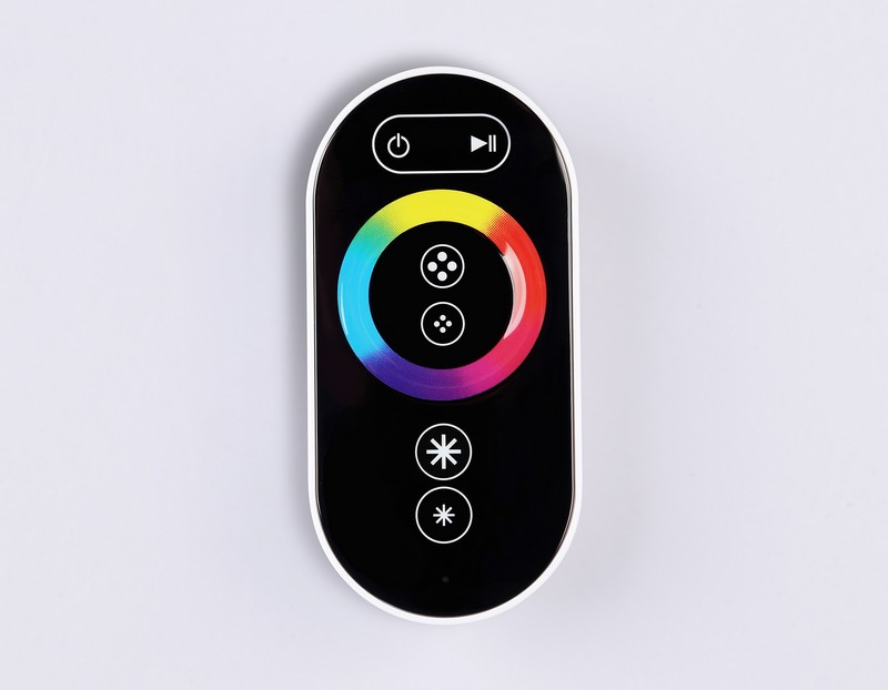 Контроллер для светодиодных лент RGB с сенсорным радио пультом 2.4G 24A 12V 288W/ 24V 576W GS11401 Ambrella Light GS11401 Контроллер для светодиодных лент RGB с сенсорным радио пультом 2.4G 24A 12V 288W/ 24V 576W GS11401 Ambrella Light GS11401