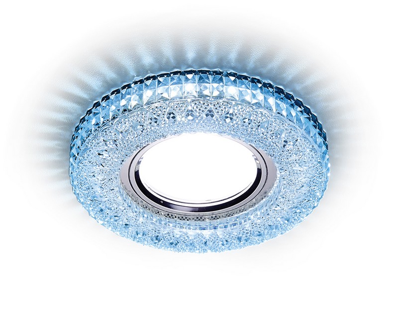 Встраиваемый точечный светильник MR16 со светодиодной подсветкой Ambrella Light S271 CL/CLD