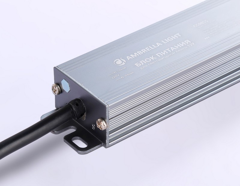 Блок питания для светодиодной ленты 12V 60W 5A IP67 110-220V 145*36*22 GS9855 Ambrella Light GS9855 Блок питания для светодиодной ленты 12V 60W 5A IP67 110-220V 145*36*22 GS9855 Ambrella Light GS9855