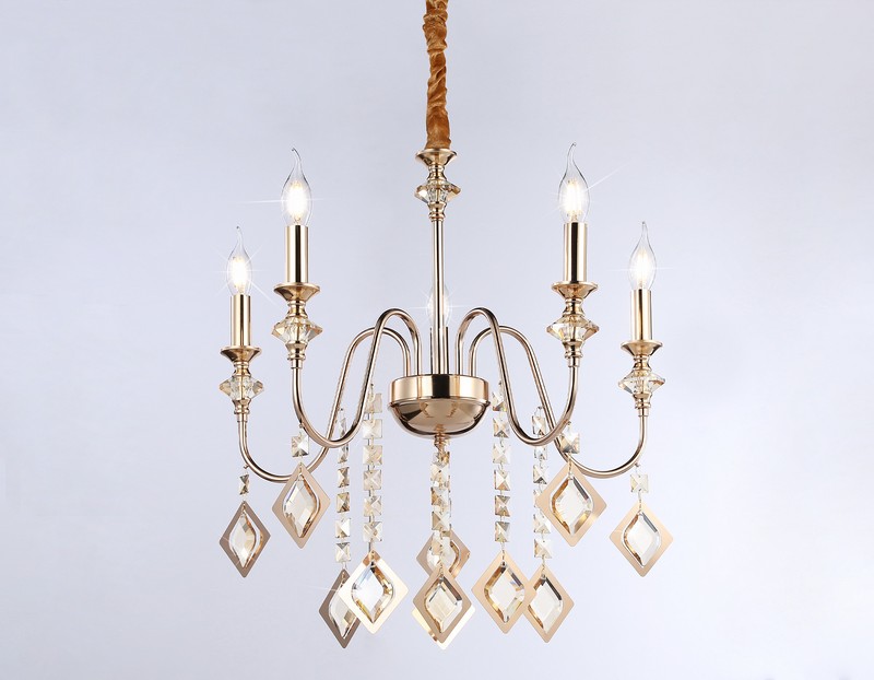 Подвесная люстра с хрусталем Ambrella Light TR4955 Подвесная люстра с хрусталем Ambrella Light TR4955