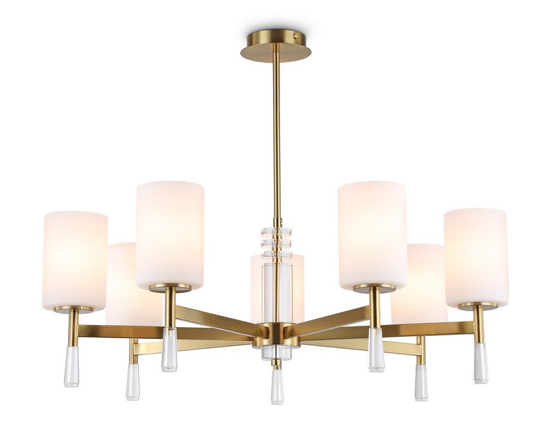 Люстра со стеклянными плафонами на штанге Ambrella Light LH56263