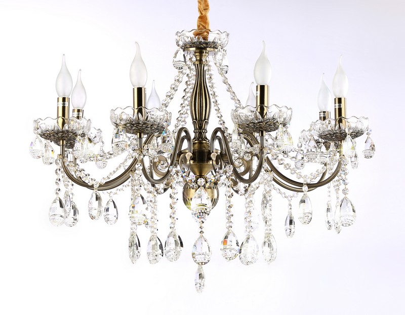 Подвесная классическая люстра с хрусталем Ambrella Light TR4950 Подвесная классическая люстра с хрусталем Ambrella Light TR4950