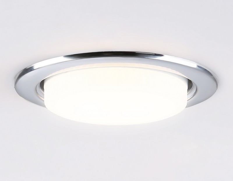 Светильник точечный встраиваемый со сменной лампой GX53 Ambrella Light G10102