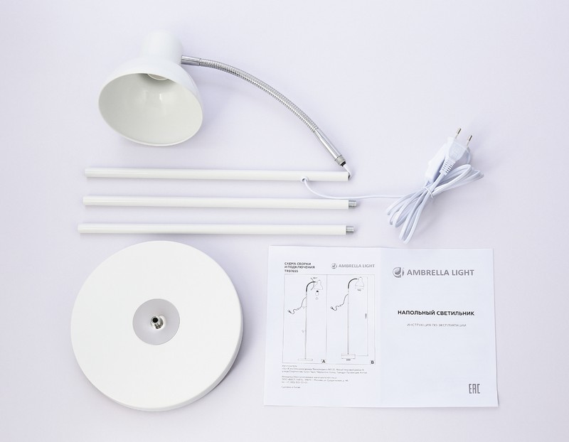 Светильник напольный с выключателем на проводе Ambrella Light TR97655