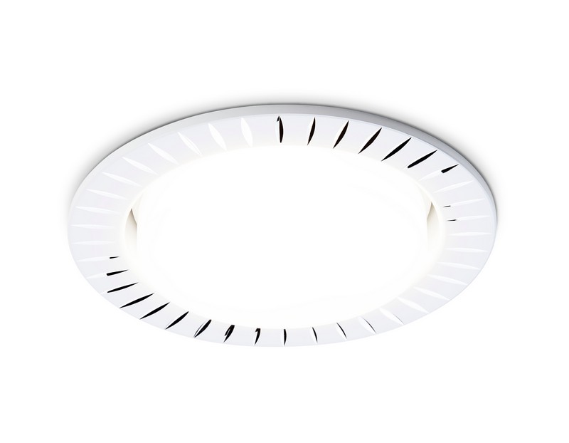 Встраиваемый точечный светильник GX53 Ambrella Light G816 W