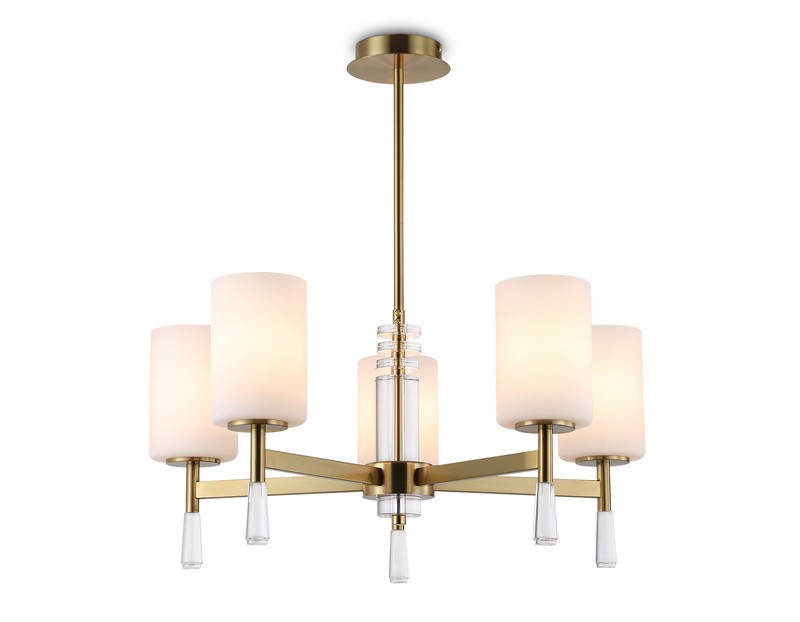 Люстра со стеклянными плафонами на штанге Ambrella Light LH56261