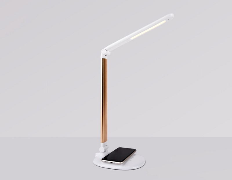 Светодиодная настольная лампа с беспроводной зарядкой Ambrella Light DE525 Светодиодная настольная лампа с беспроводной зарядкой Ambrella Light DE525