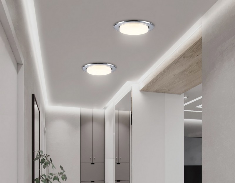 Светильник точечный встраиваемый со сменной лампой GX53 Ambrella Light G10102