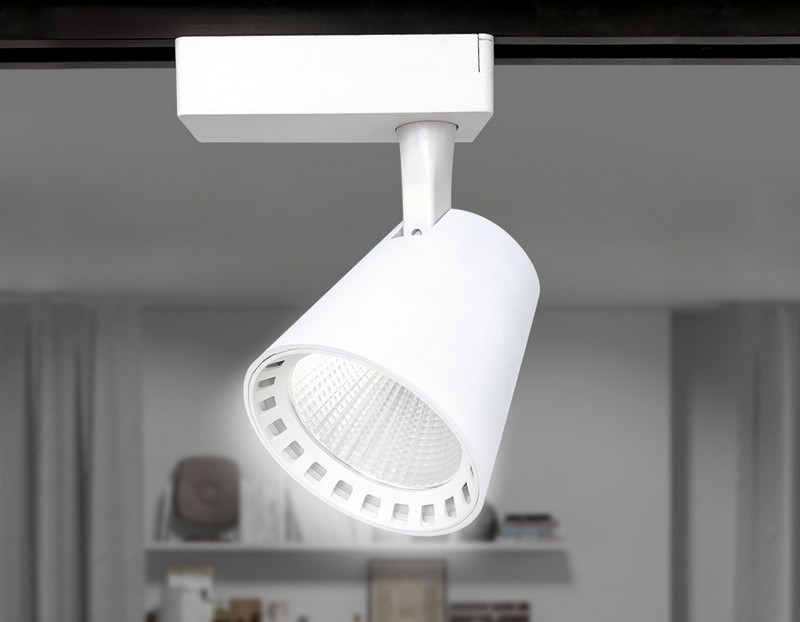 Трековый однофазный светодиодный светильник Ambrella Light GL5974 Трековый однофазный светодиодный светильник Ambrella Light GL5974
