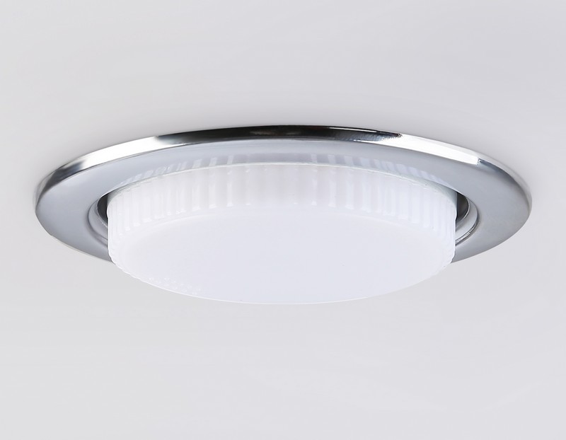 Светильник точечный встраиваемый со сменной лампой GX53 Ambrella Light G10102