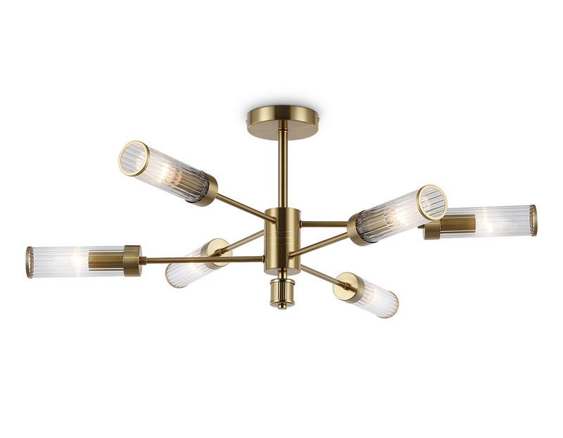 Люстра со стеклянными плафонами на штанге Ambrella Light LH55161