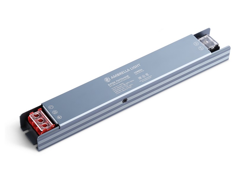 Блок питания для светодиодной ленты 24V 16.7A 400W IP20 185-260V 235*35*22 GS8830 Ambrella Light GS8830