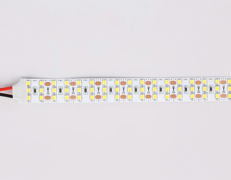 Светодиодная лента трехрядная Ambrella Light GS3902 2835 324Led /26W m/ 24V IP20 4500K 5m Ambrella Light GS3902