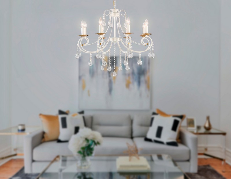 Подвесная люстра с хрусталем Ambrella Light TR4917 Подвесная люстра с хрусталем Ambrella Light TR4917