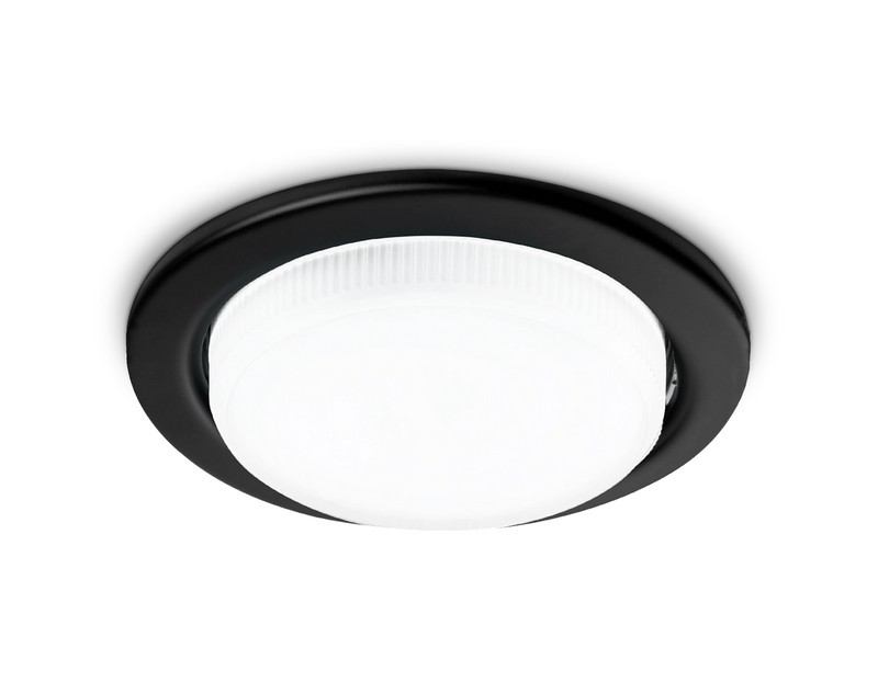 Встраиваемый точечный светильник GX53 Ambrella Light G101 BK